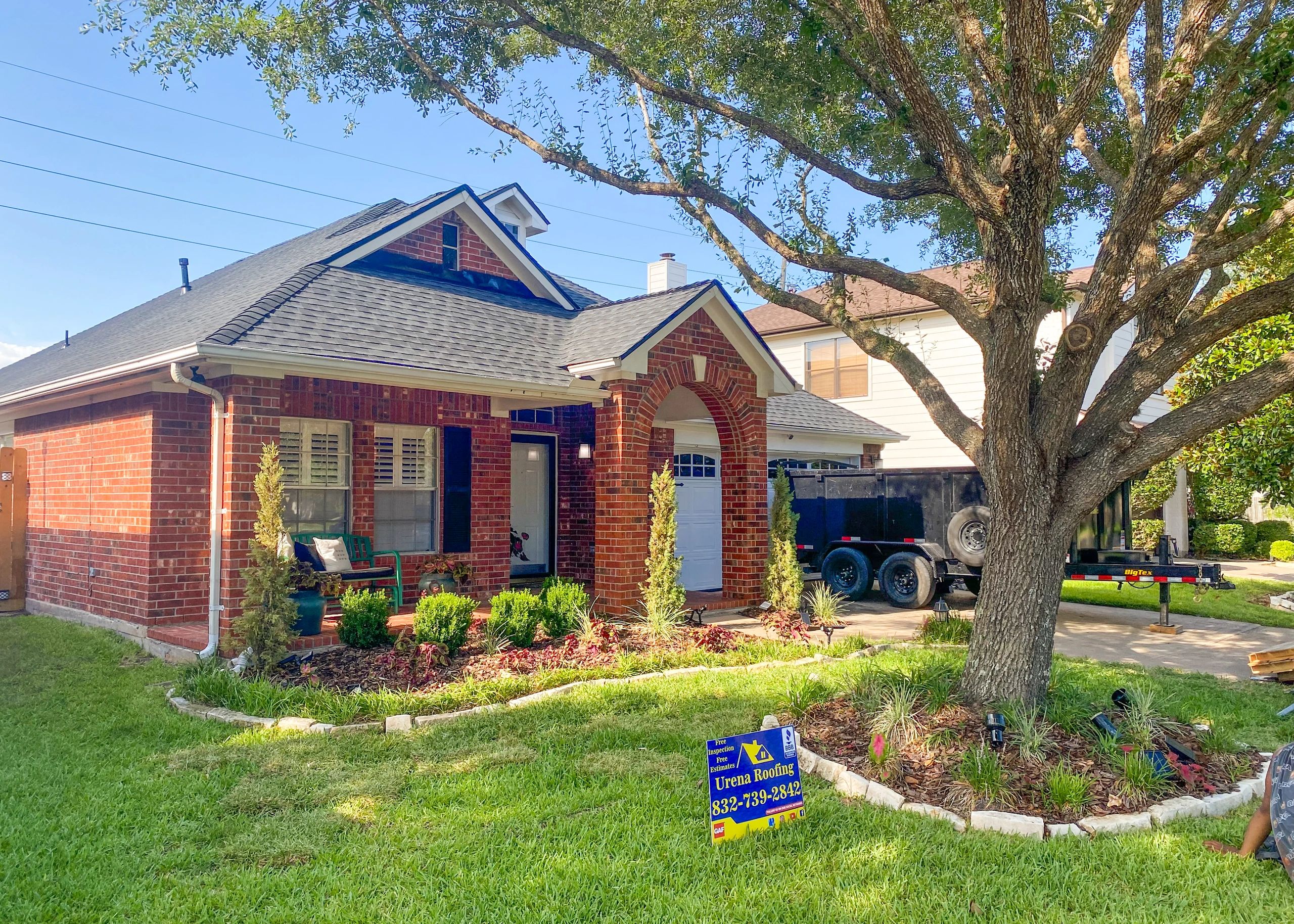 Quality shingle close-up